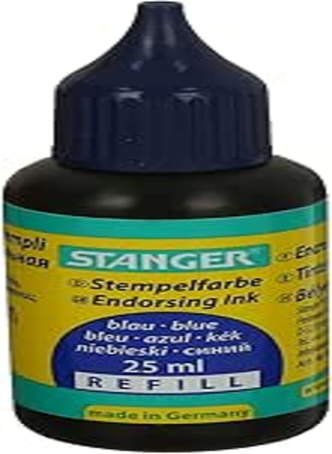 Stanger Stamp Ink Refill, 25 ml - Blue